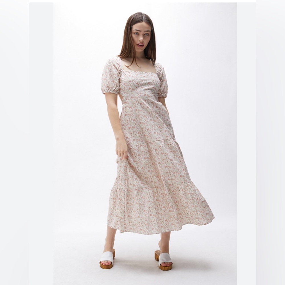 Rhythm Bouquet Floral Midi Dress - Medium NWT